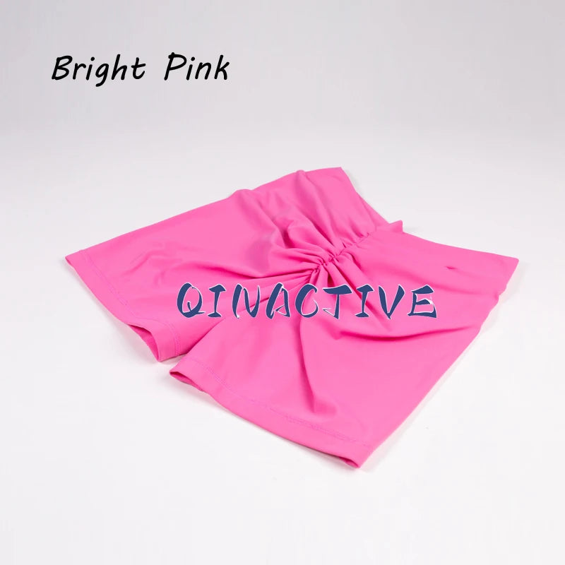 QINACTIVE Short à dos en V Vêtements pour femmes Shorts courts de sport Shorts de cyclisme Vêtements de sport Collants à haute élasticité Leggings de fitness