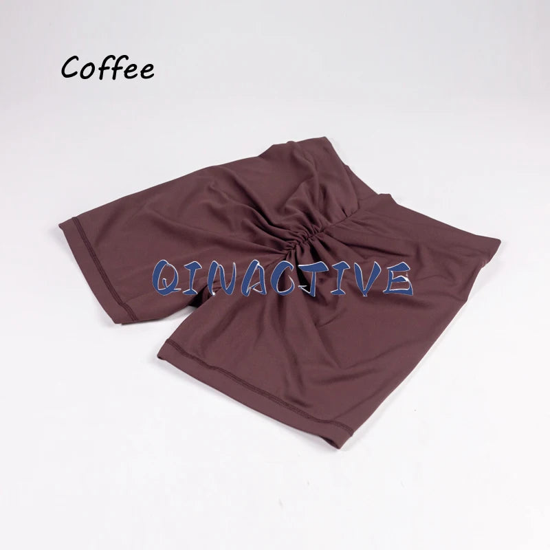 QINACTIVE Short à dos en V Vêtements pour femmes Shorts courts de sport Shorts de cyclisme Vêtements de sport Collants à haute élasticité Leggings de fitness